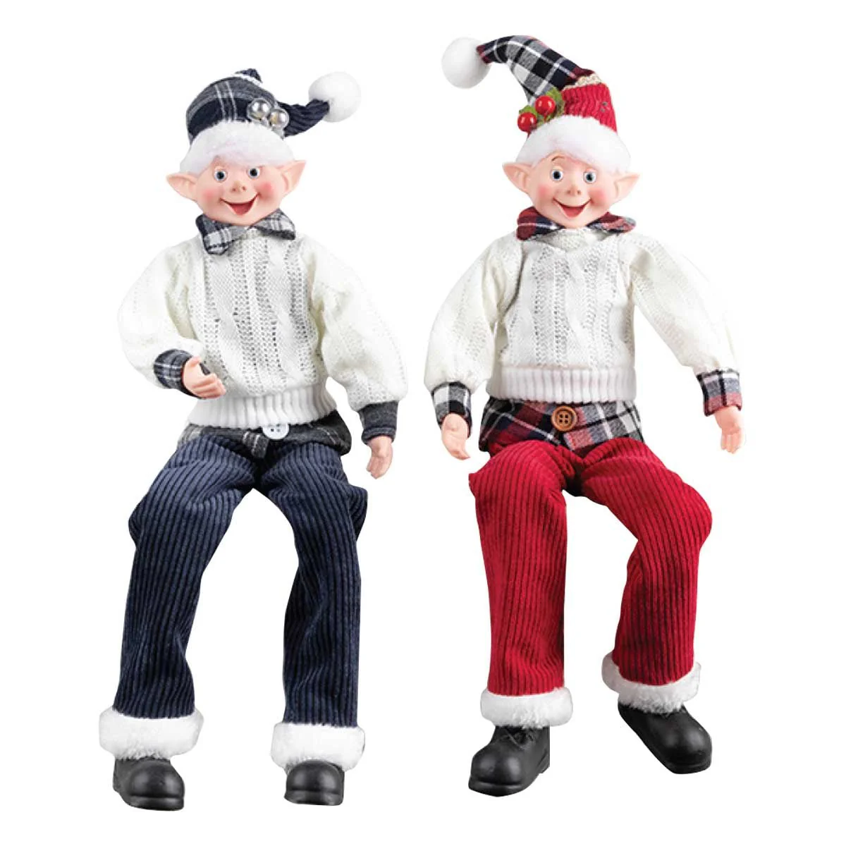 Fabric Elf Flexible With knitted Sweater 2 Assorted 56cm