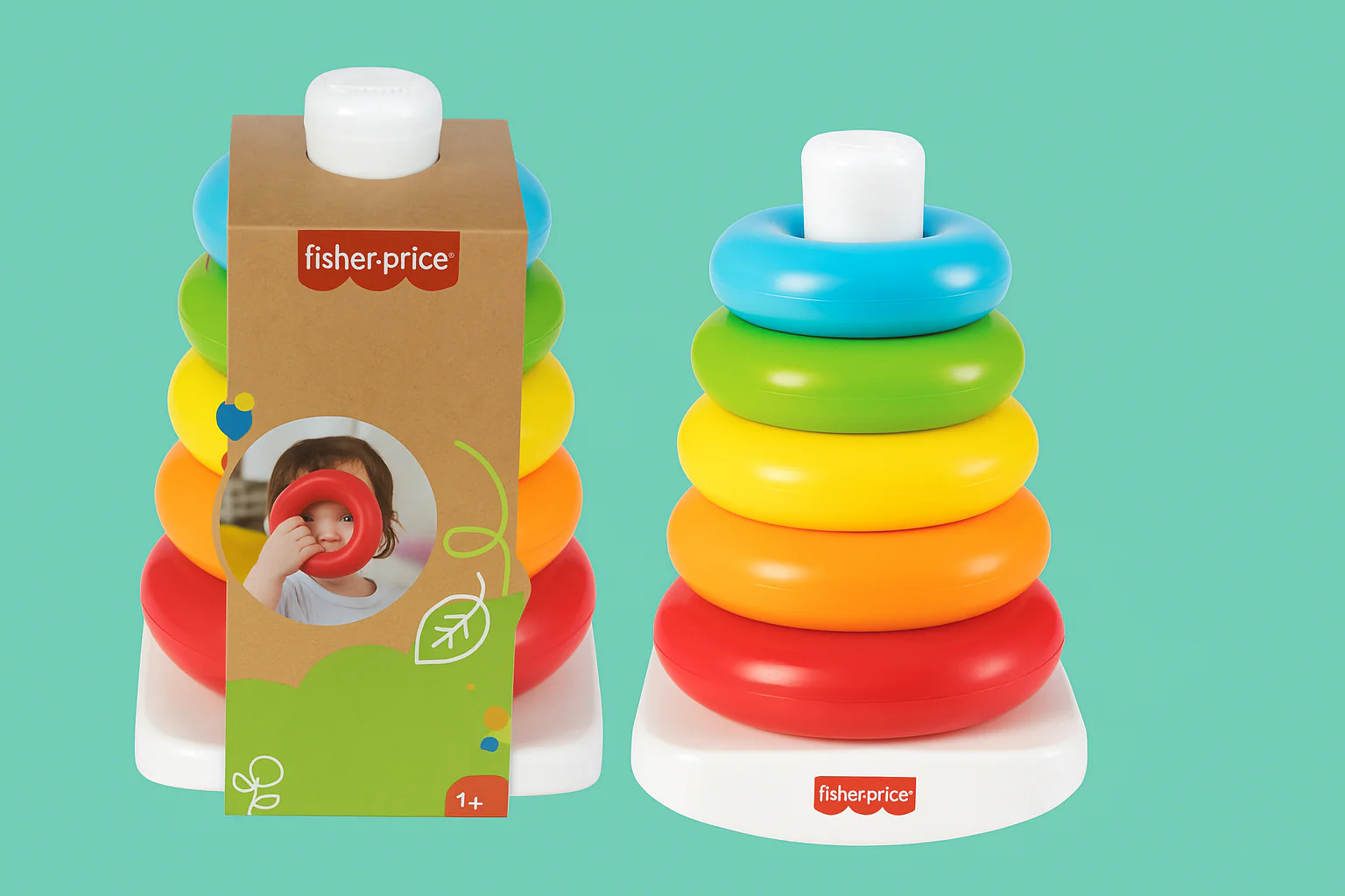 FISHER PRICE- PYRAMID ARC-EN-CIEL