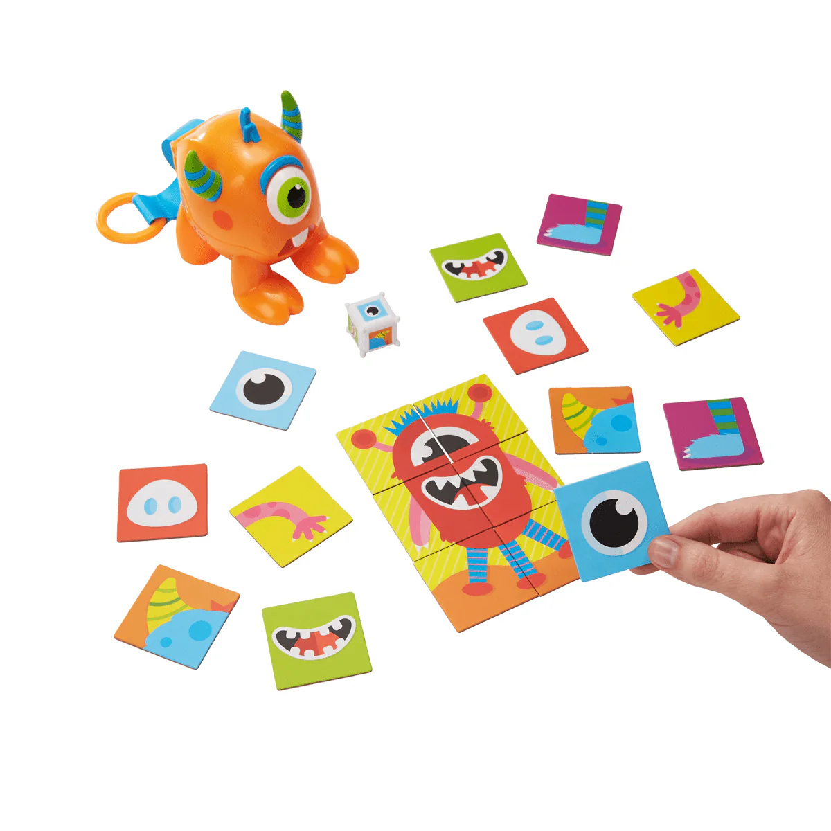 Fisher-Price Roll-A- Match Card Game with Monster Theme
