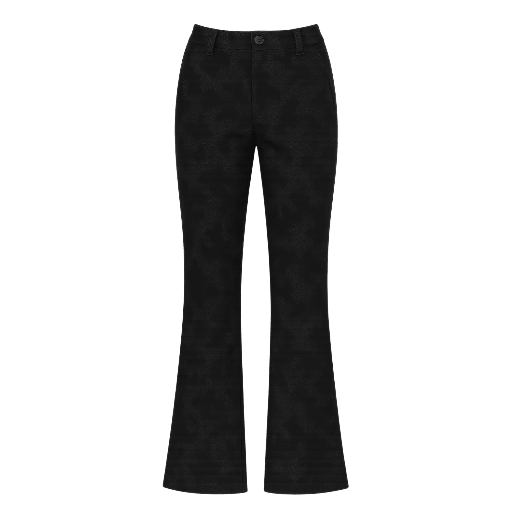 Flared Mid-Rise Trousers - Image 2