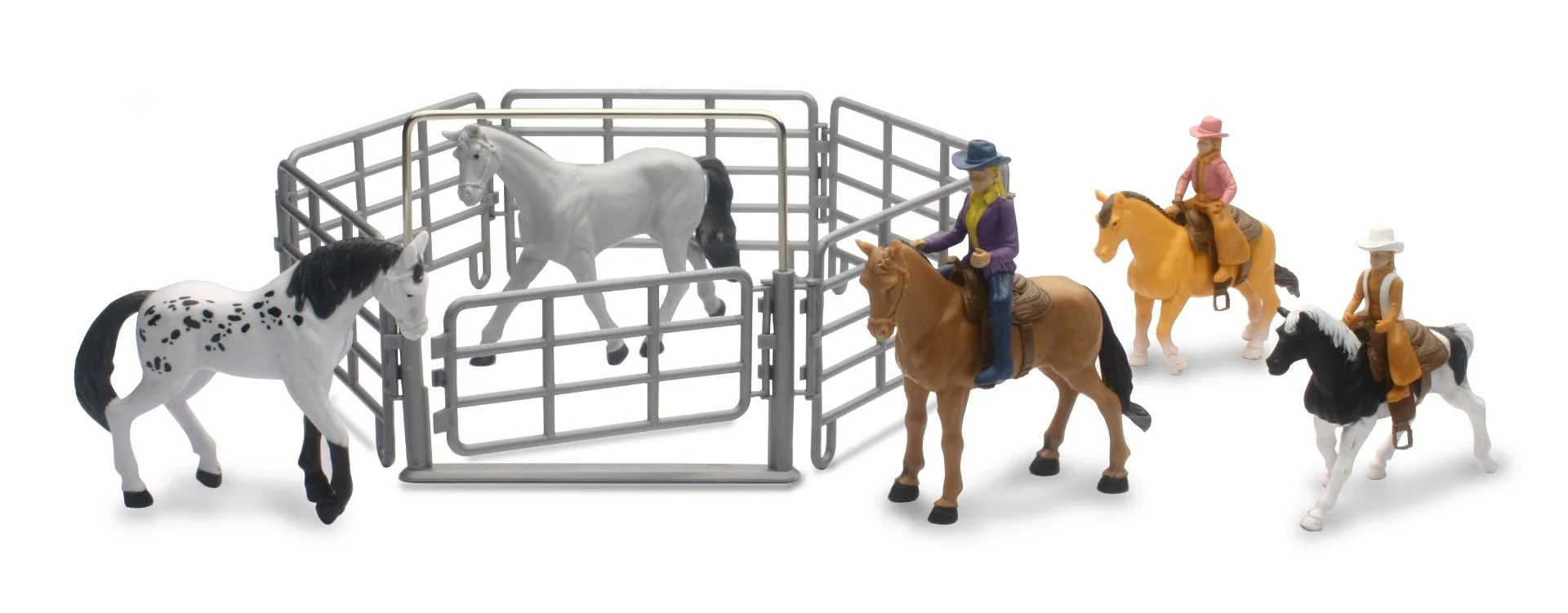 Valley Ranch Horse Playset 3 Style(Abc) - Image 3