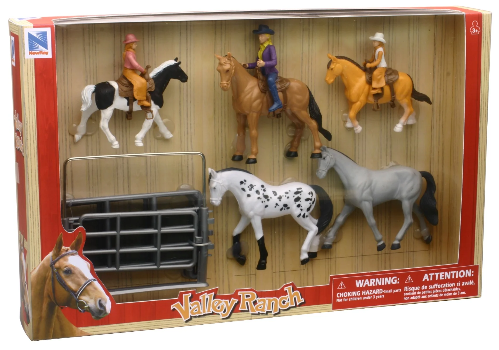 Valley Ranch Horse Playset 3 Style(Abc) - Image 4