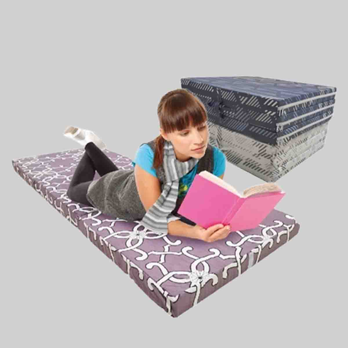 Foam Bed Foldable Single Printed - Image 2