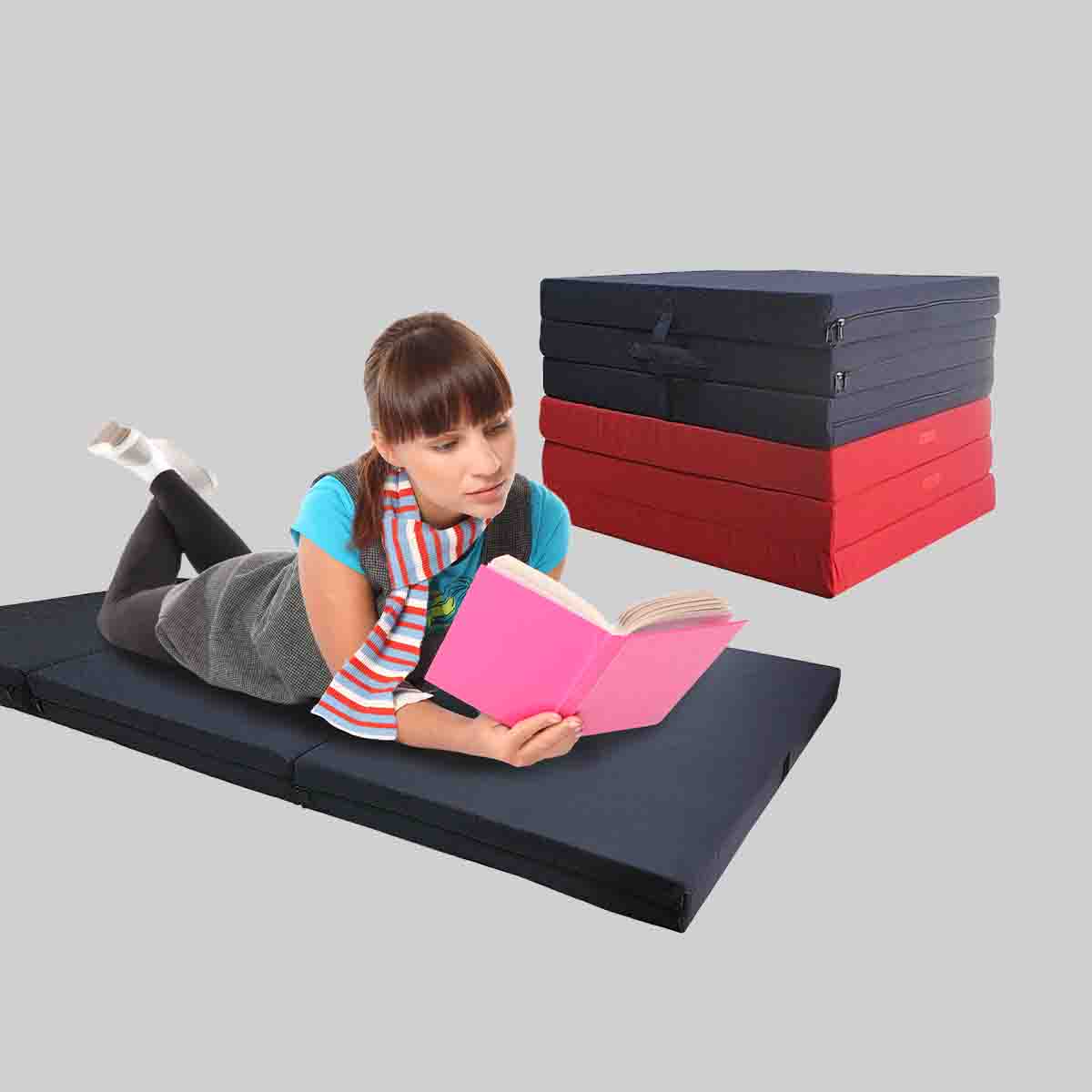 Foam Bed Foldable Single Solid - Image 2