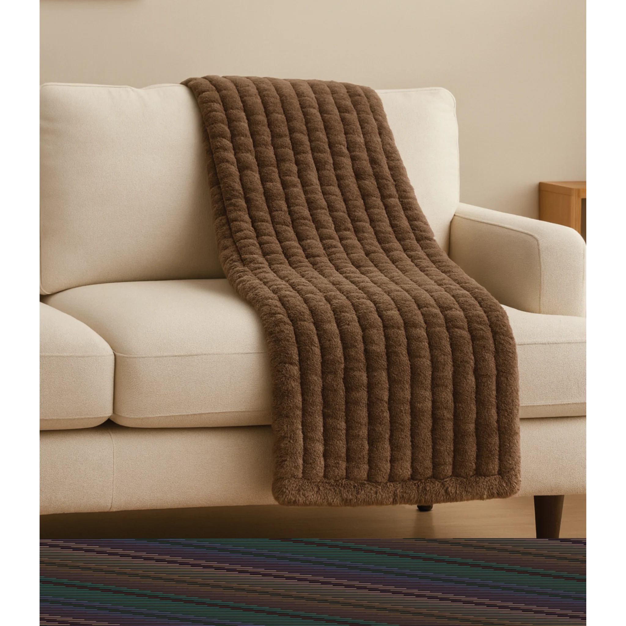FRANCO - Faux Fur Blanket and Throw 50x60”