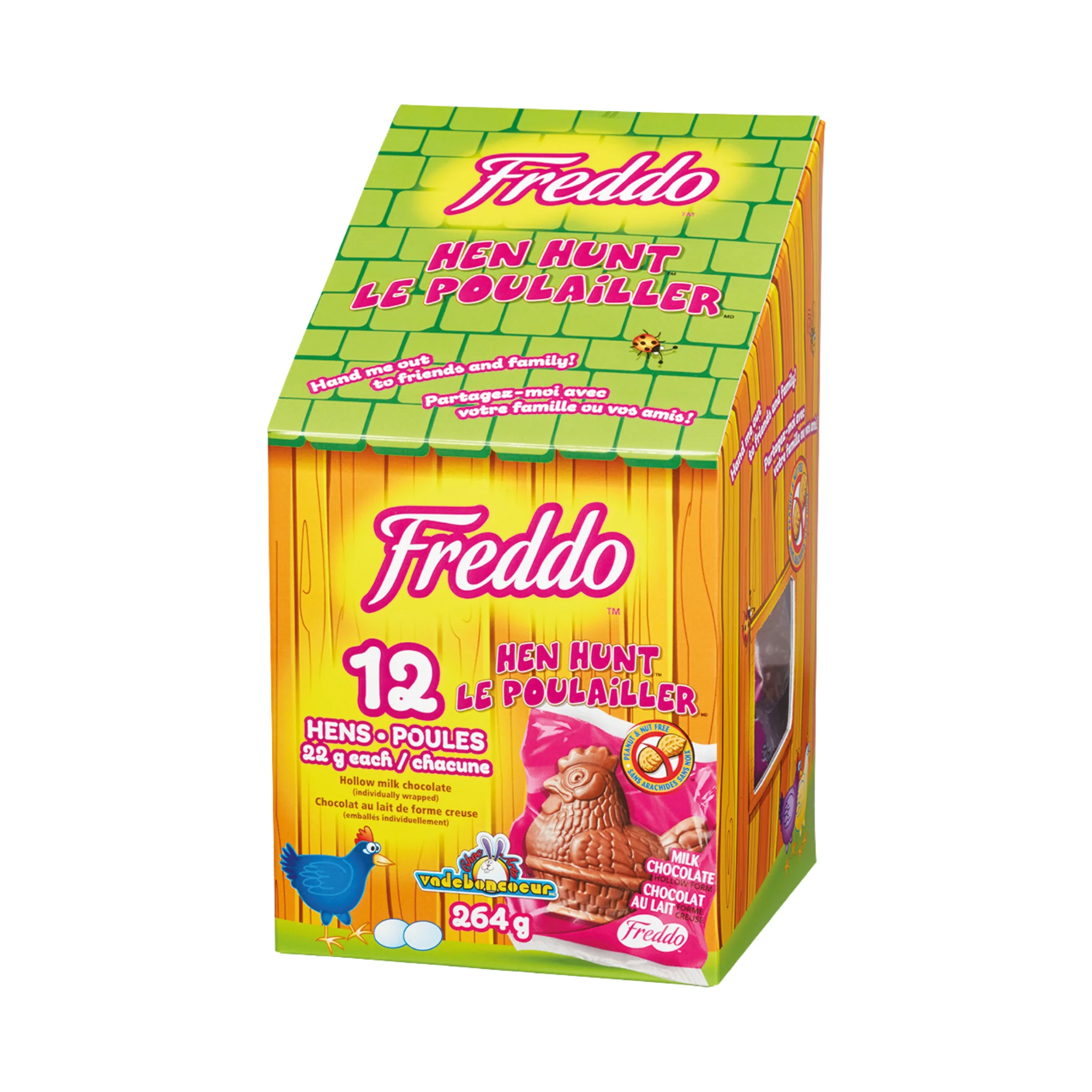 Freddo Hen Hunt Milk Chocolate Hens – 12 Pack 264 g