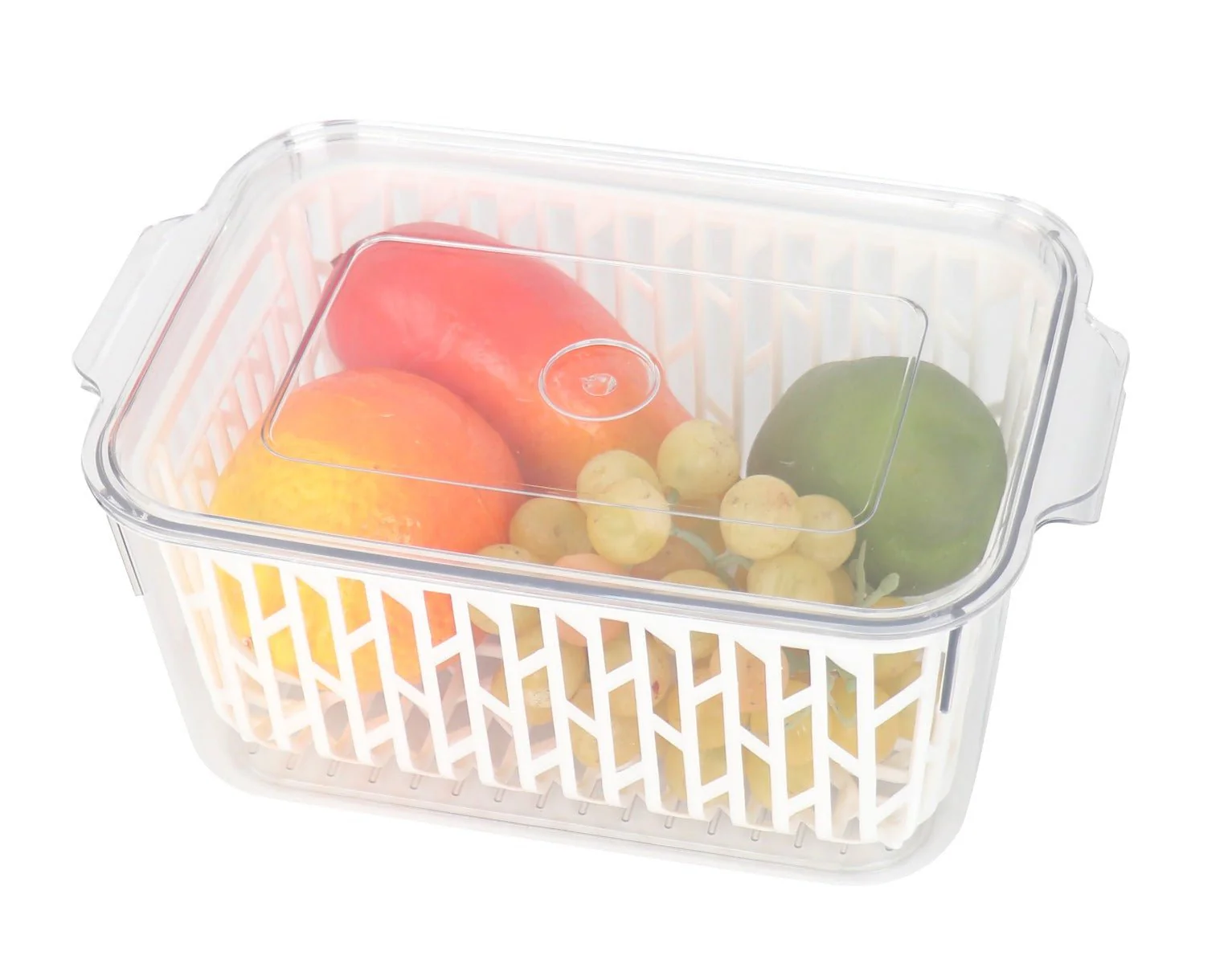 Fridge Storage Box With Colander - Image 3