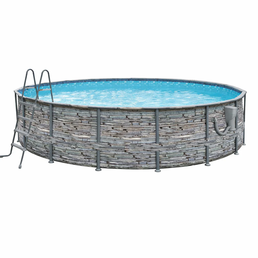Funsicle Metal Frame Pool 18ft x 48in with Filter Pump & Skimmer - Image 2