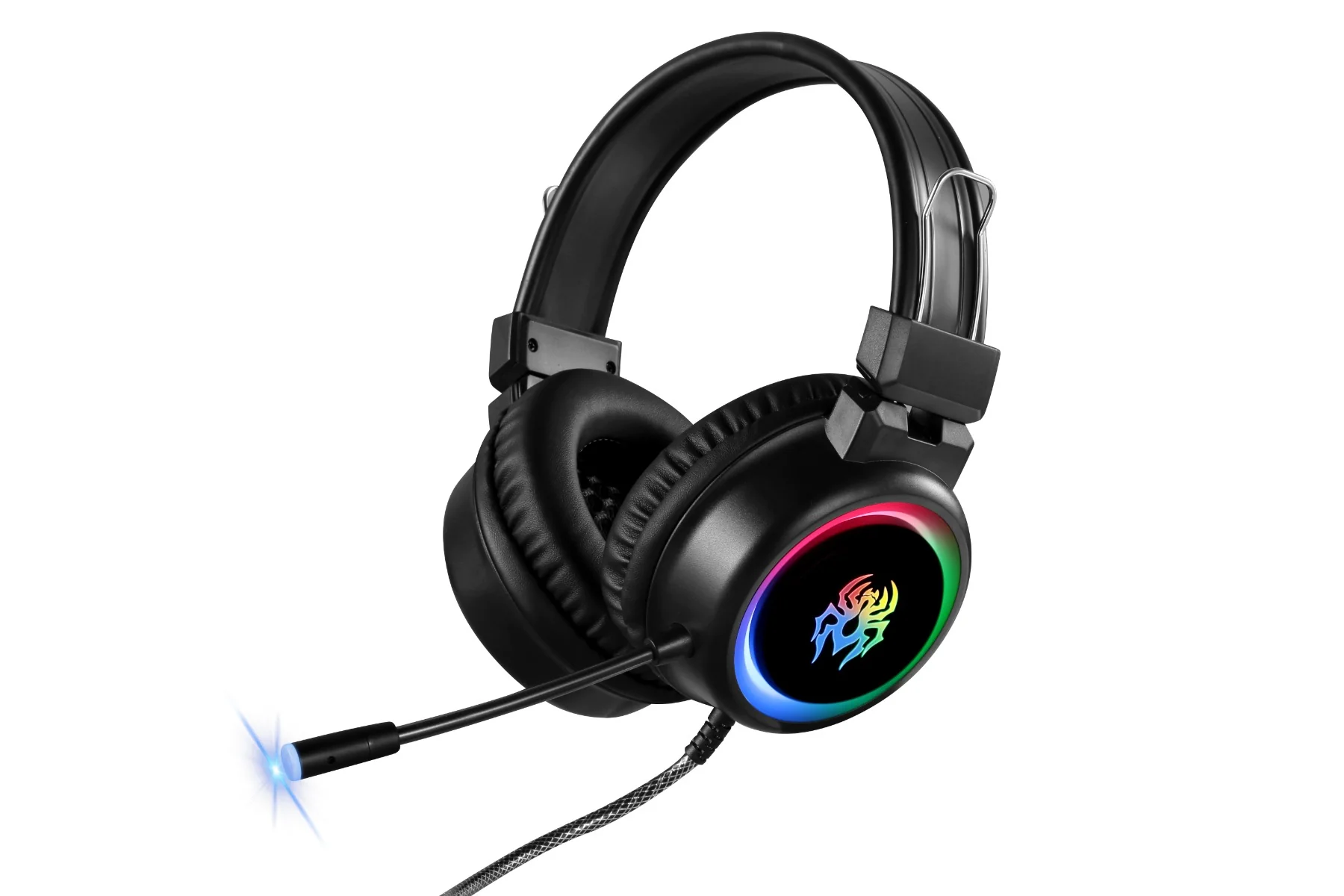 Gaming Headset With Headset Retractable Microphone - Image 9