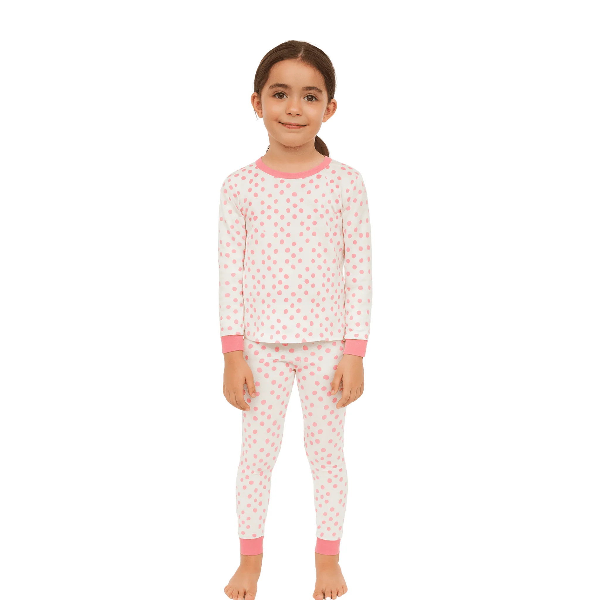 Girls’ 2-Pack Printed Pajama Set 7 to 16 - Image 2
