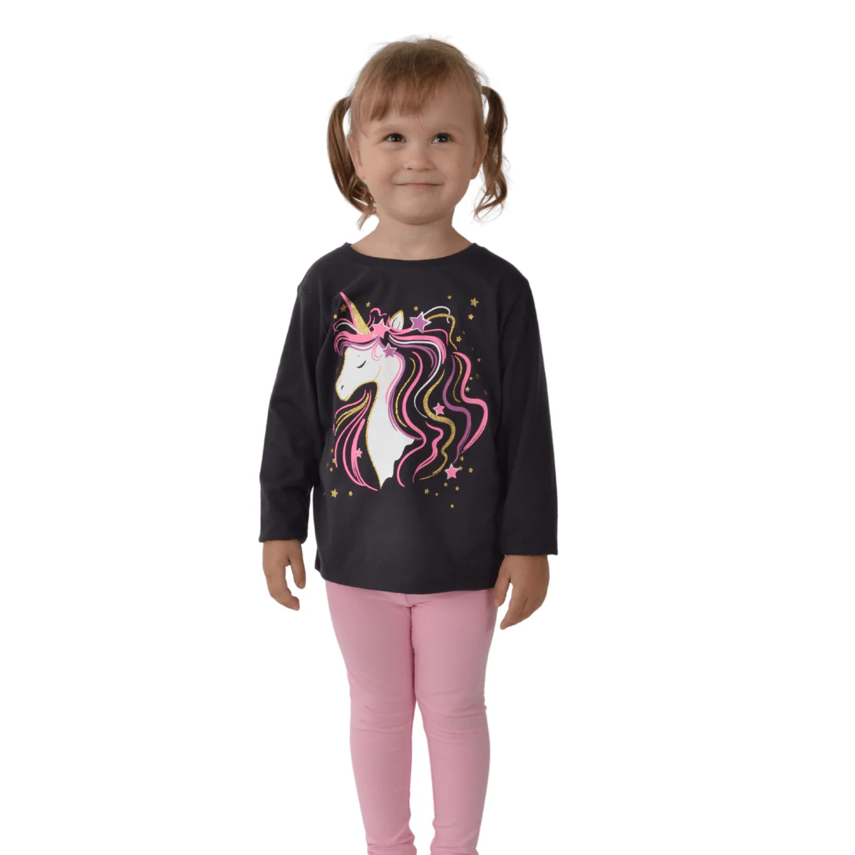 Girls Long Sleeve Printed Tee Shirt - Image 3
