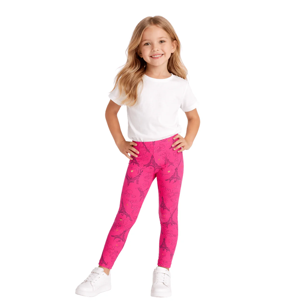 Girls’ Printed Stretch Leggings