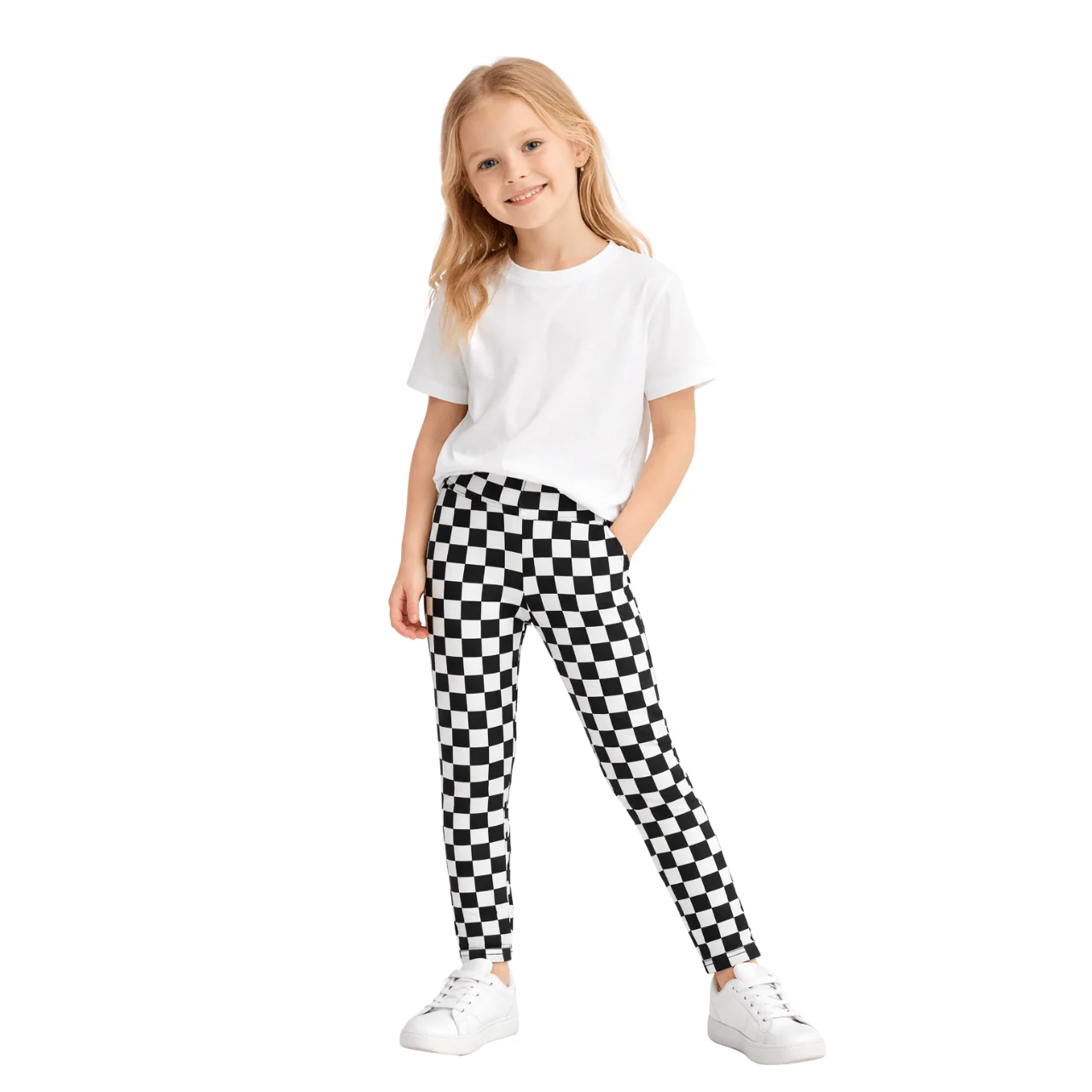 Girls’ Printed Stretch Leggings - Image 2