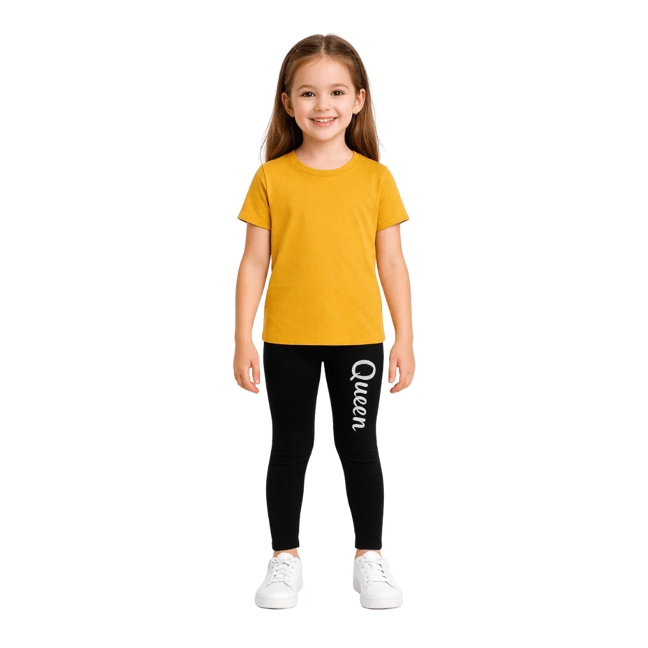 Girls’ Printed Stretch Leggings - Image 6