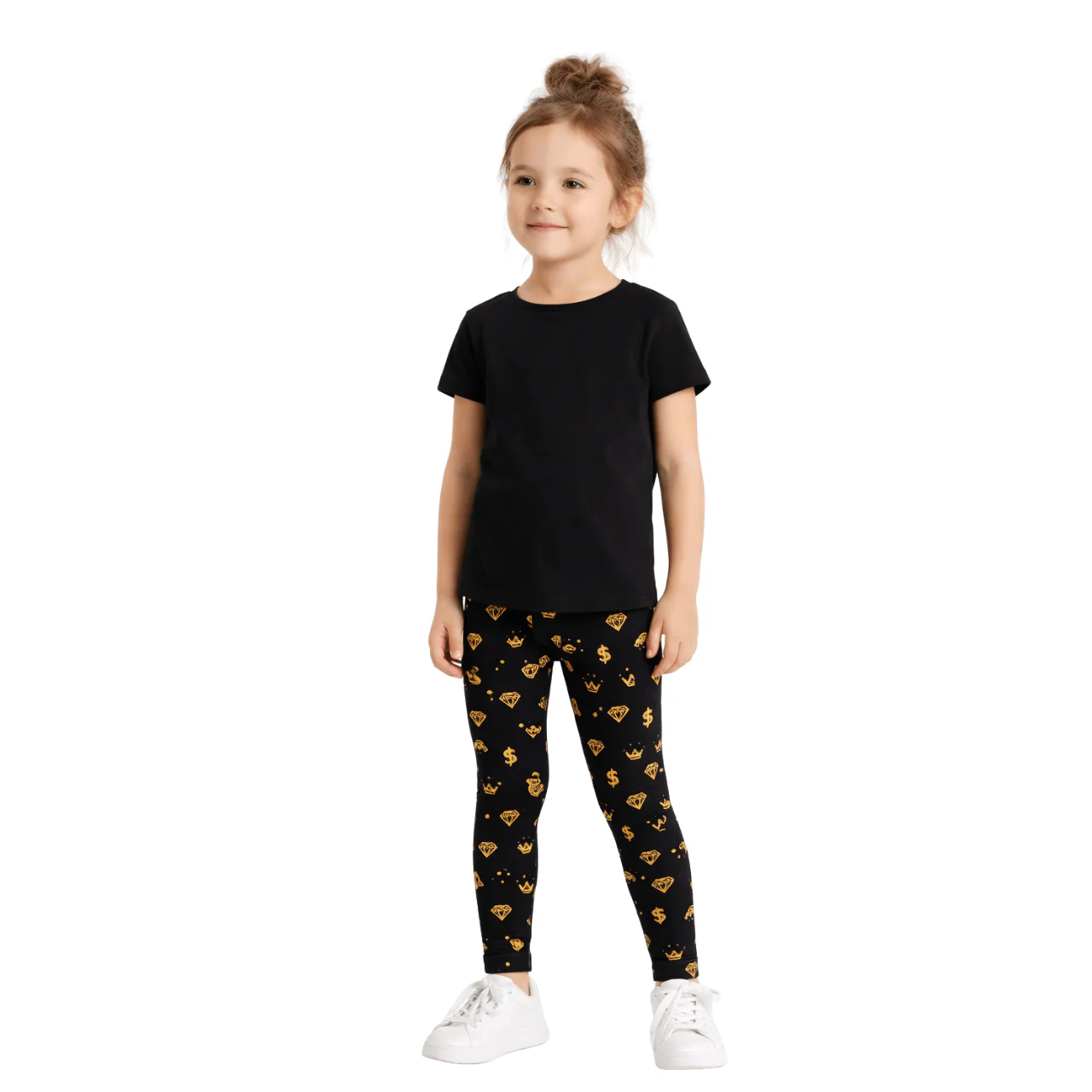 Girls’ Printed Stretch Leggings - Image 8