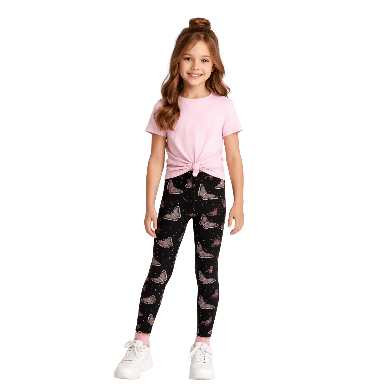 Girls’ Printed Stretch Leggings - Image 9