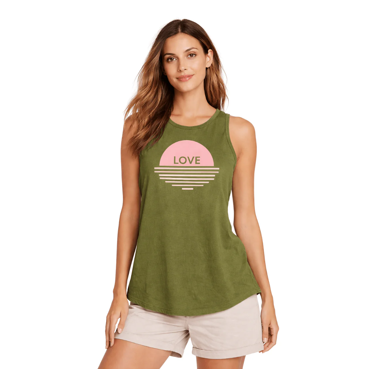 Graphic Sleeveless Crew Neck Tank Top - Image 5