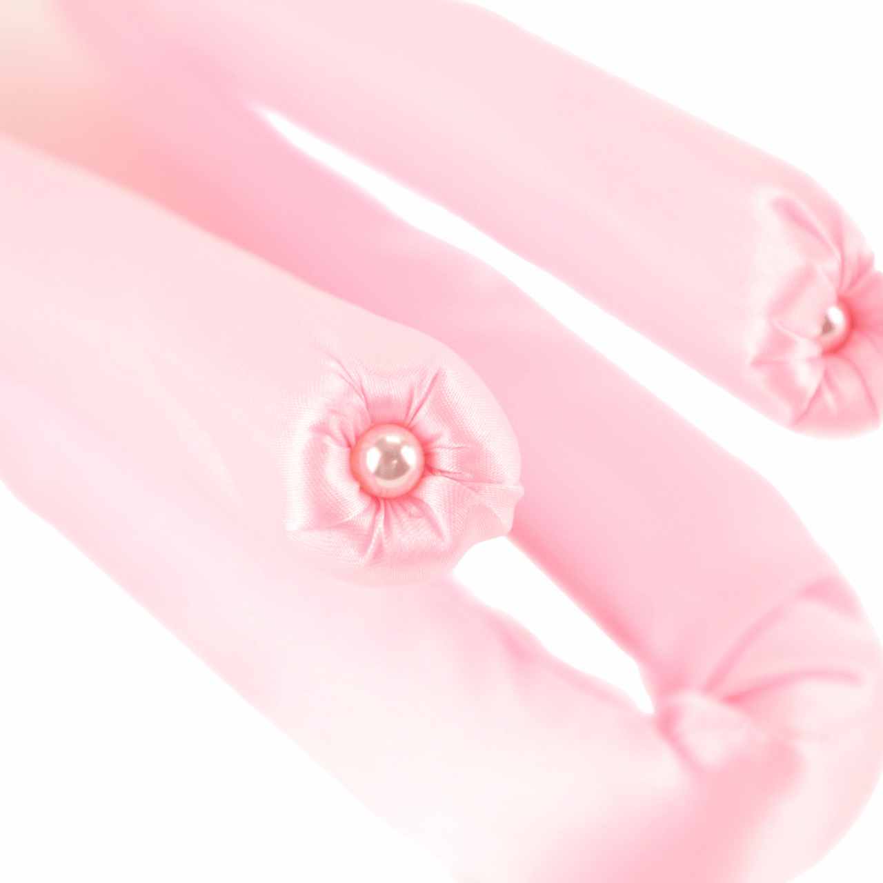 Hair Accessories Set – Pink Satin (4 Pieces) - Image 6