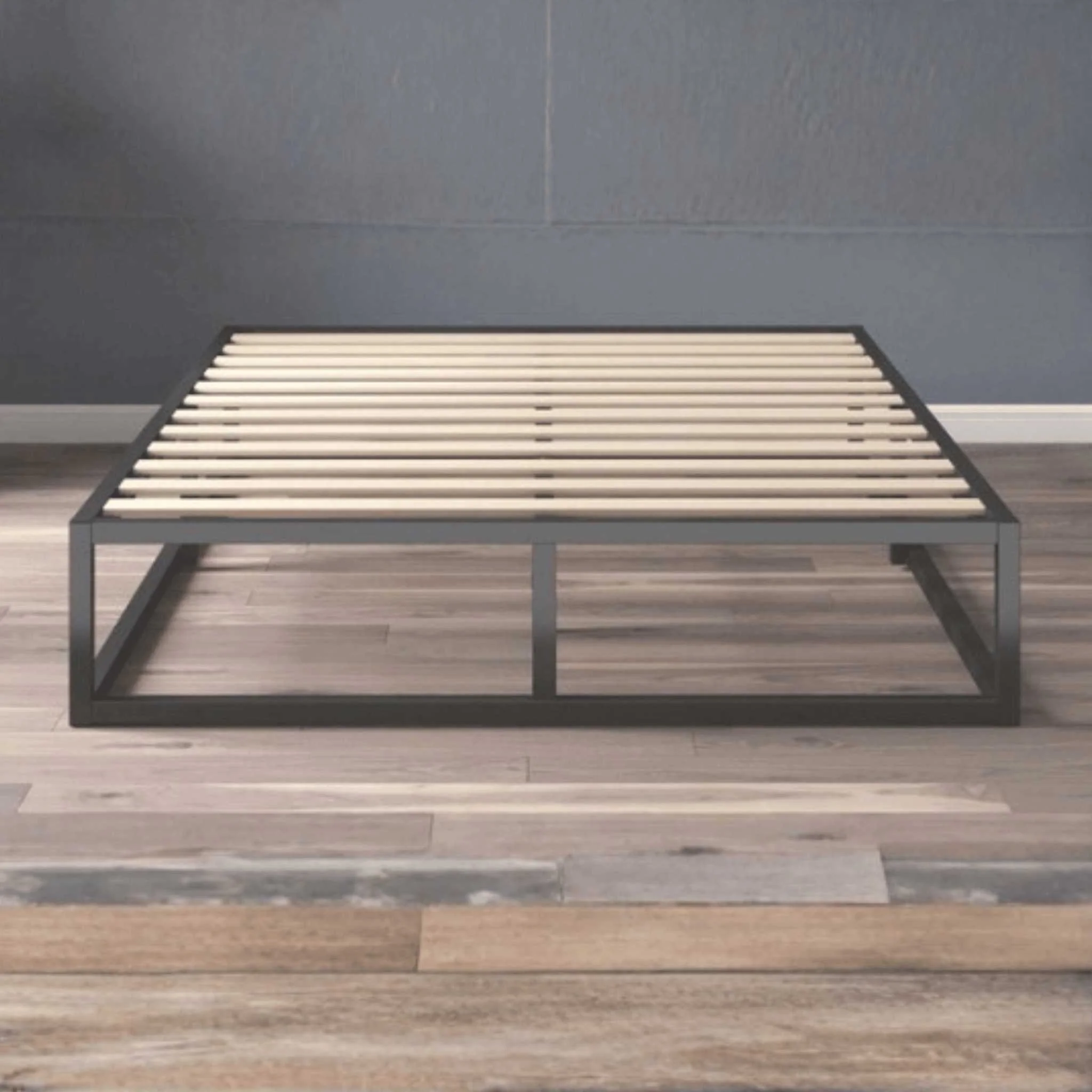 Joseph Black Metal Platform Bed Frame - Image 2