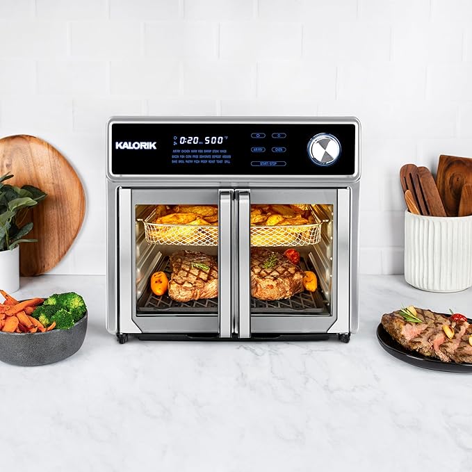 KALORIK Double Door Air Fryer Oven 1700W - Image 2