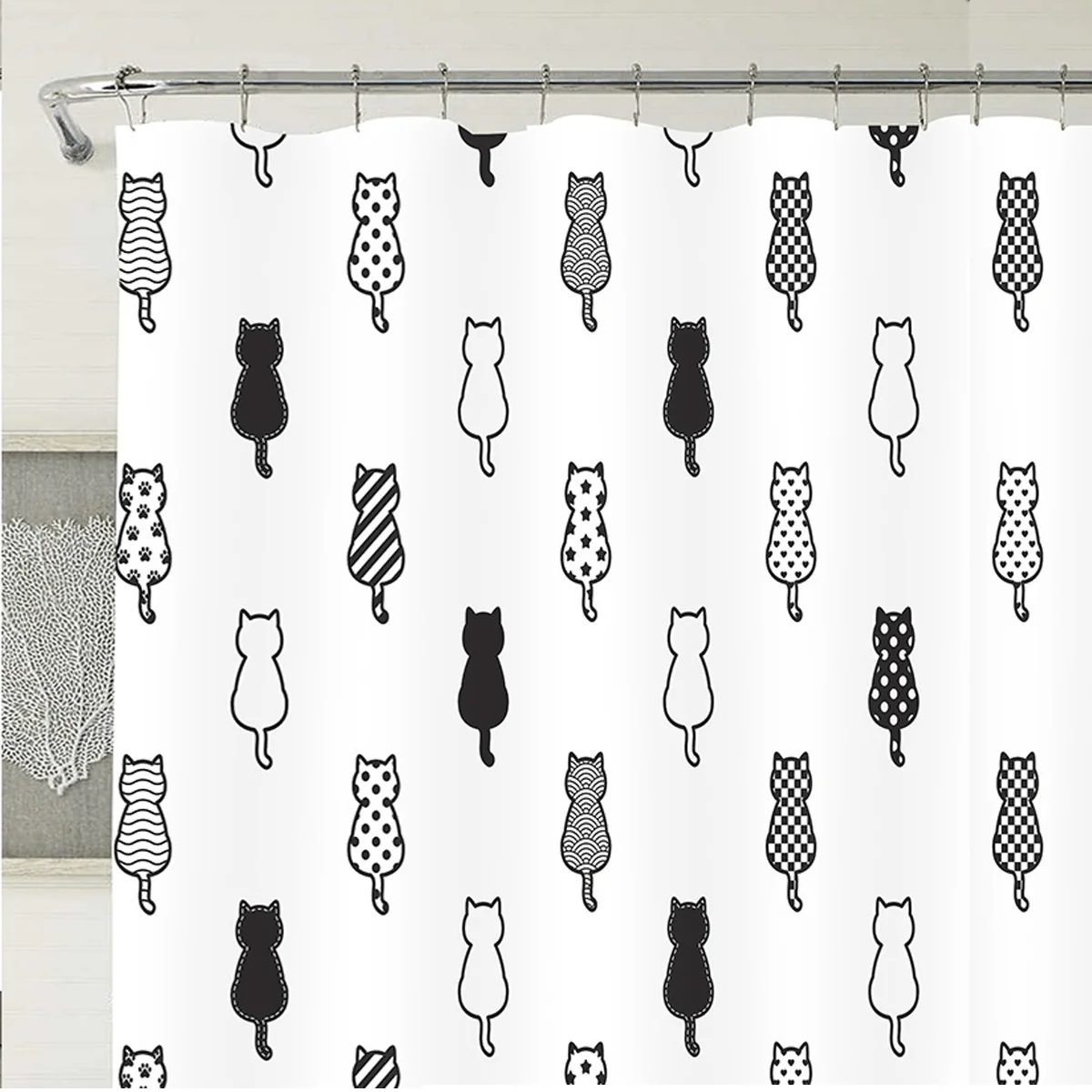 Kitty Shower Curtain - Image 2