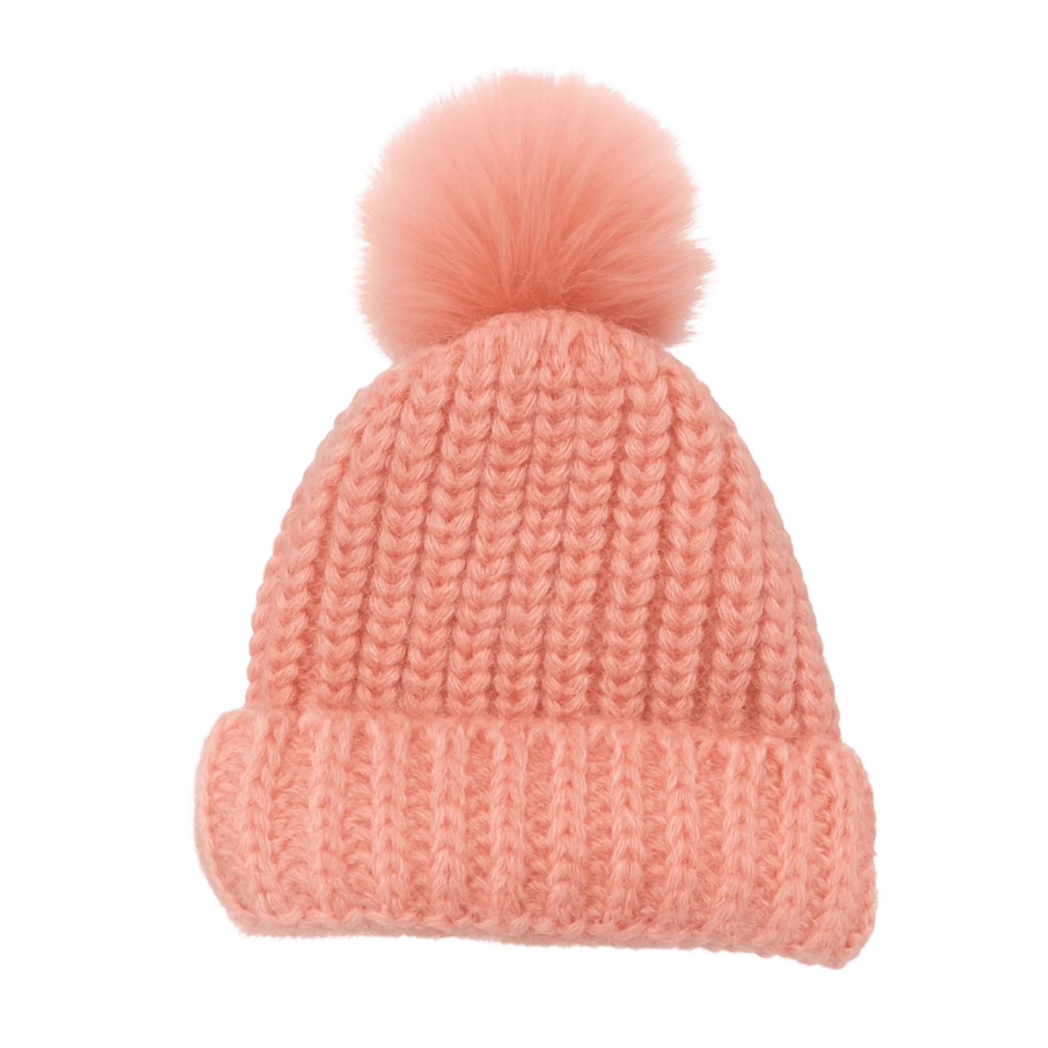 Knit Beanie with Decorative Ears and Pom-Poms - Image 4