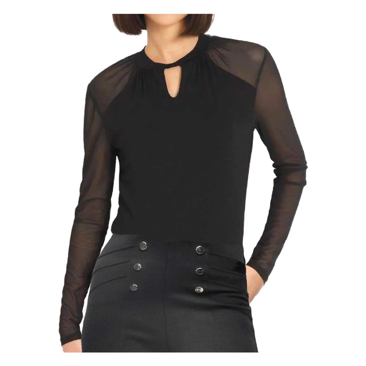 L/s  Lace Fooler Knit Top