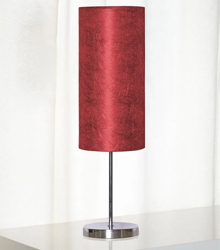 Lamp with Metal Base & Canvas Cover - Image 3