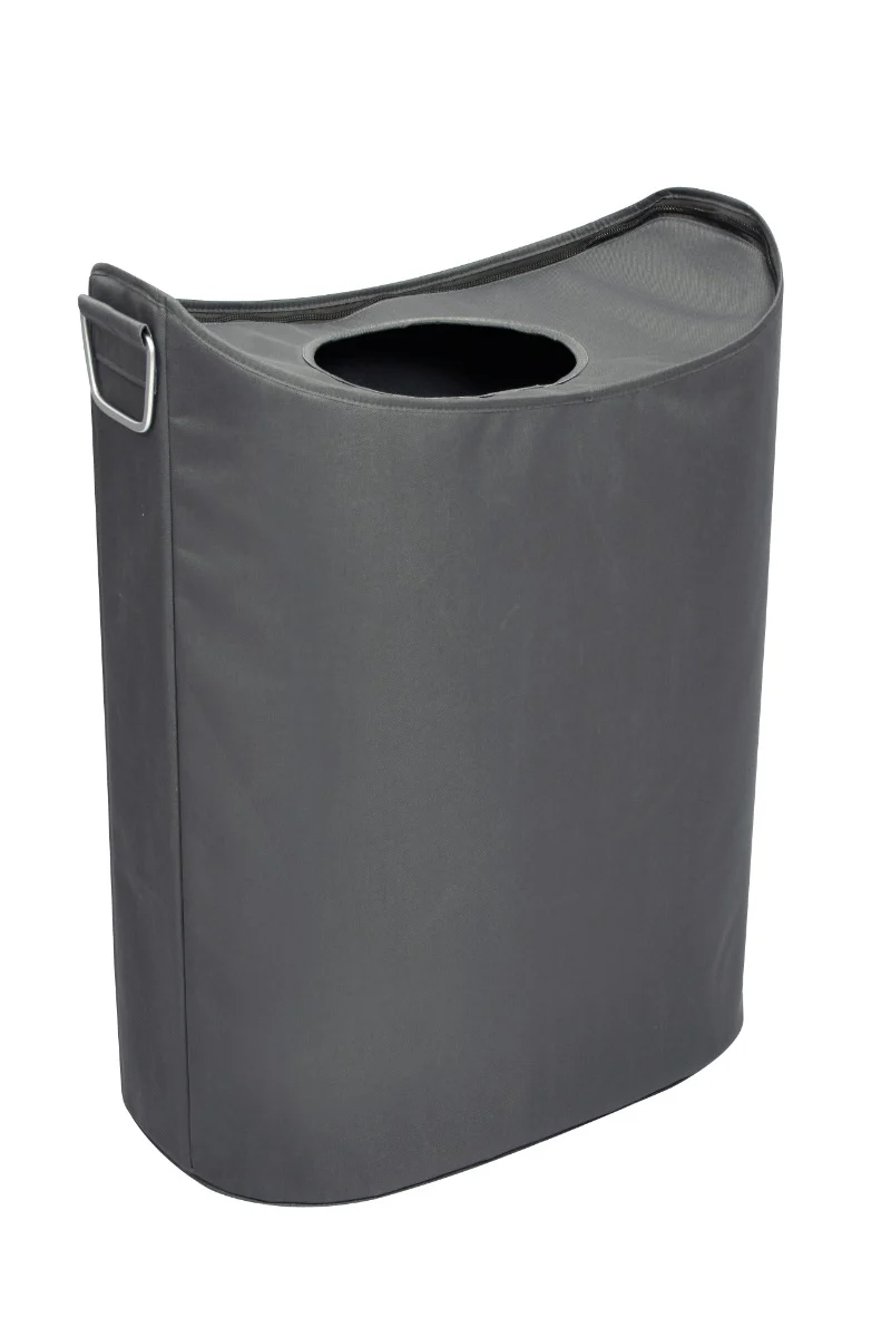 Laudry Basket with Handle & Zipper Cover - Image 2