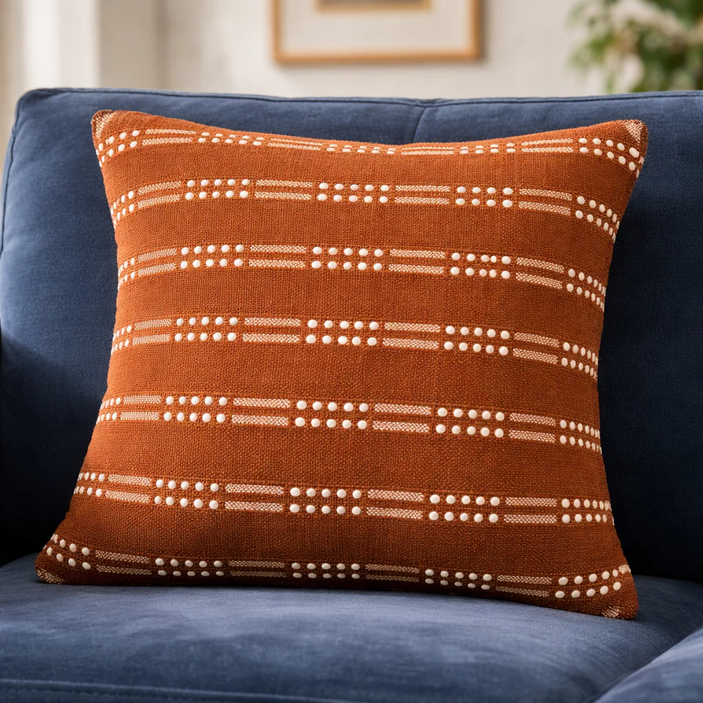LAUREN TAYLOR - AVERY Cotton Square Cushion