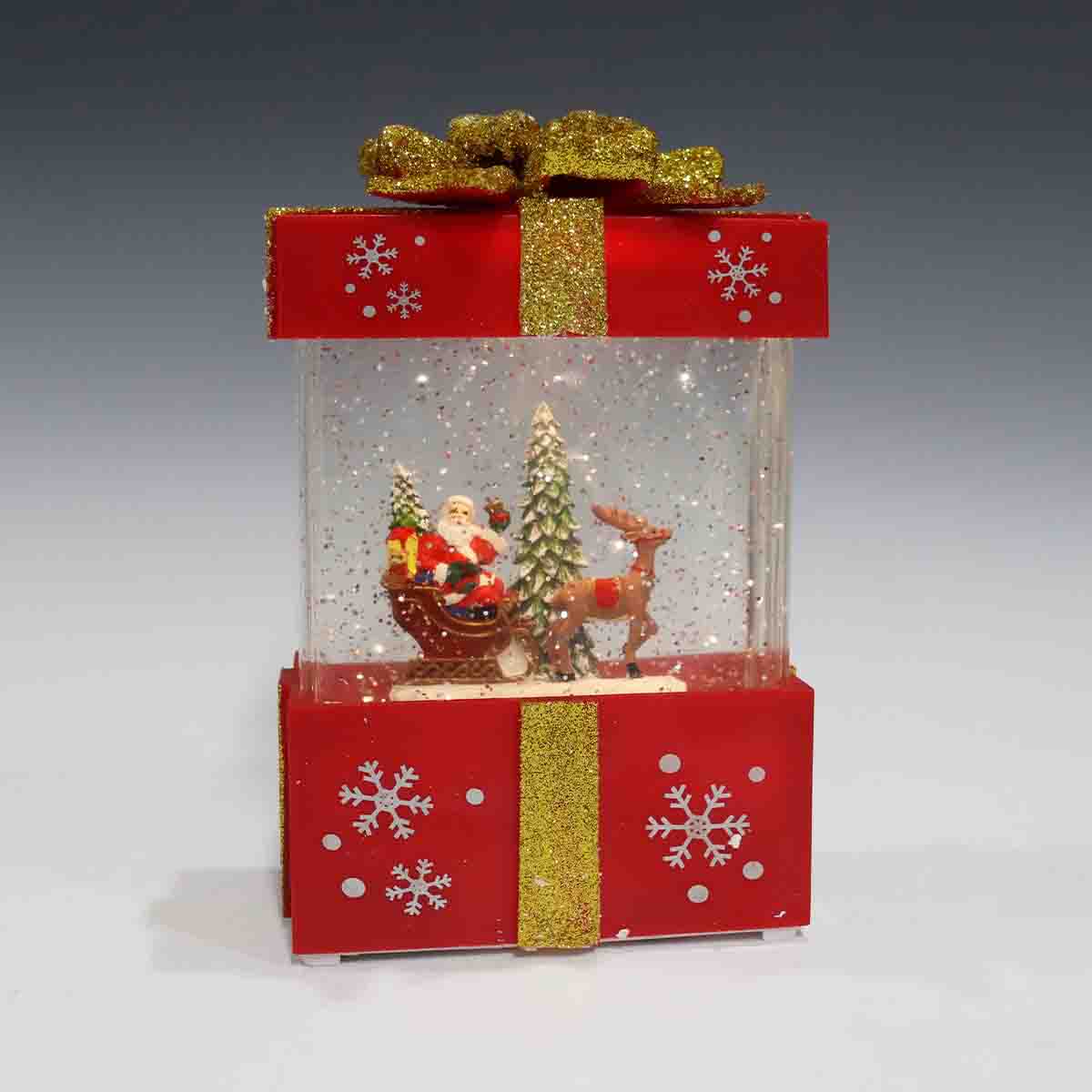 Lauren Taylor - Xmas Glitter Gift Box red