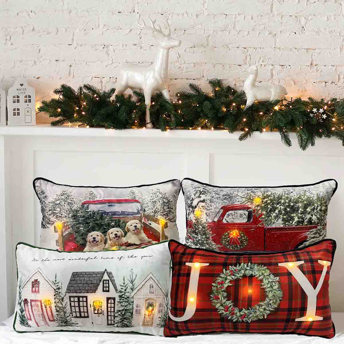 LAURENT TAYLOR - LED Christmas Cushions Lumbar