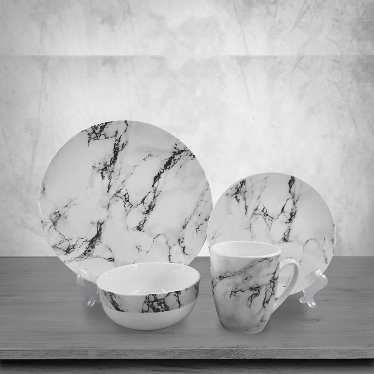 MARBLE Dinnerware Set - 16 pcs