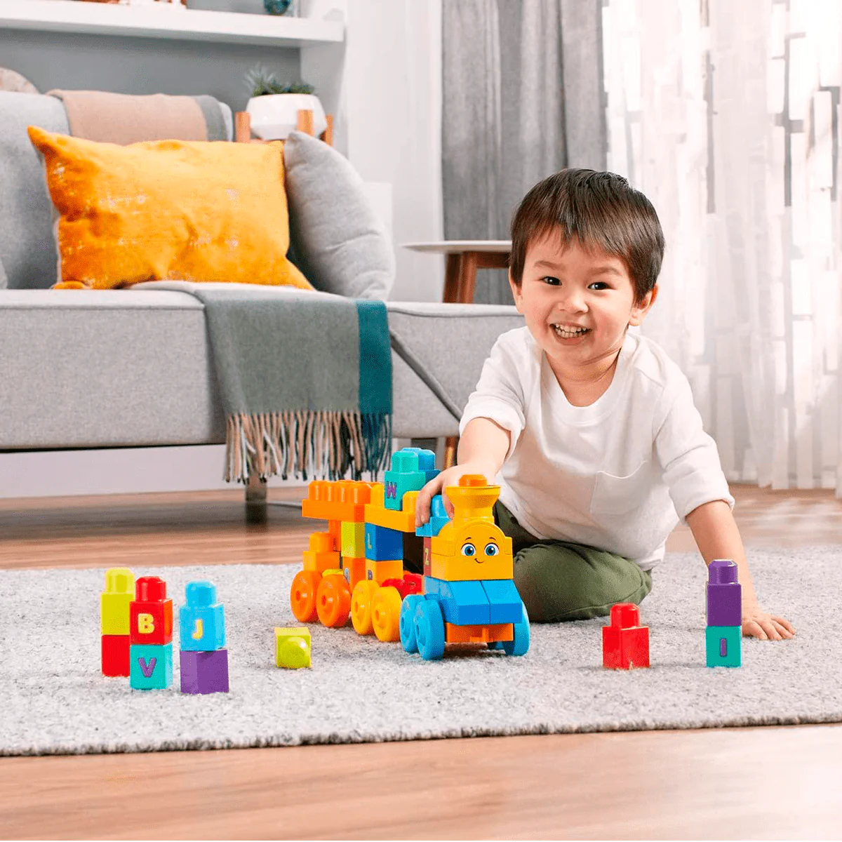 Mega Bloks- ABC Musical Train 50pcs - Image 2