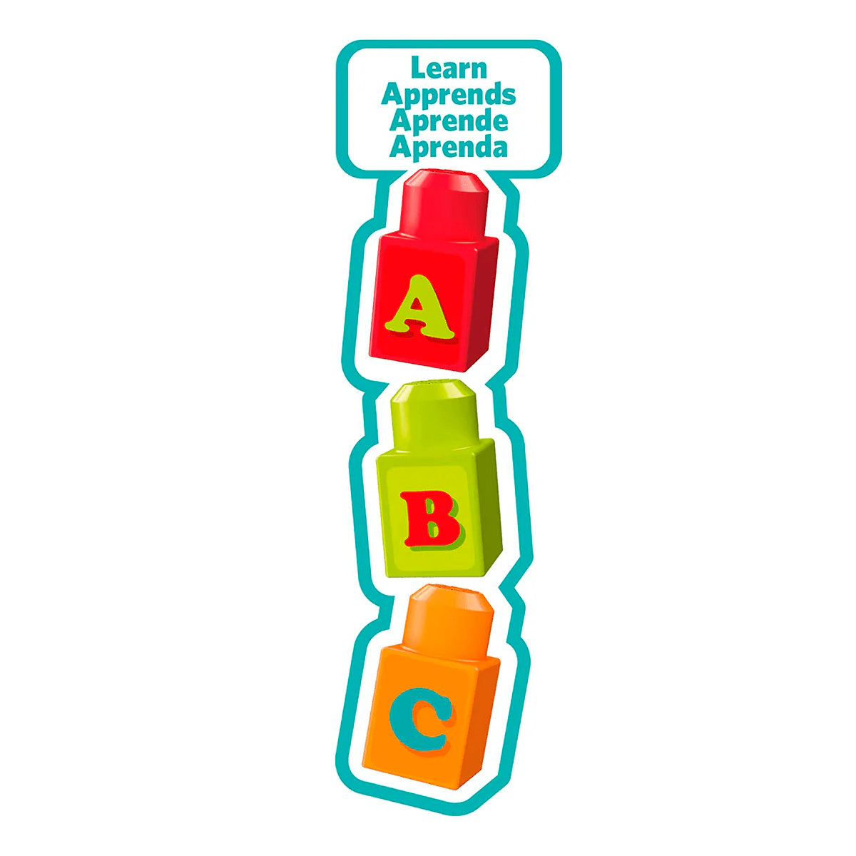 Mega Bloks- ABC Musical Train 50pcs - Image 6