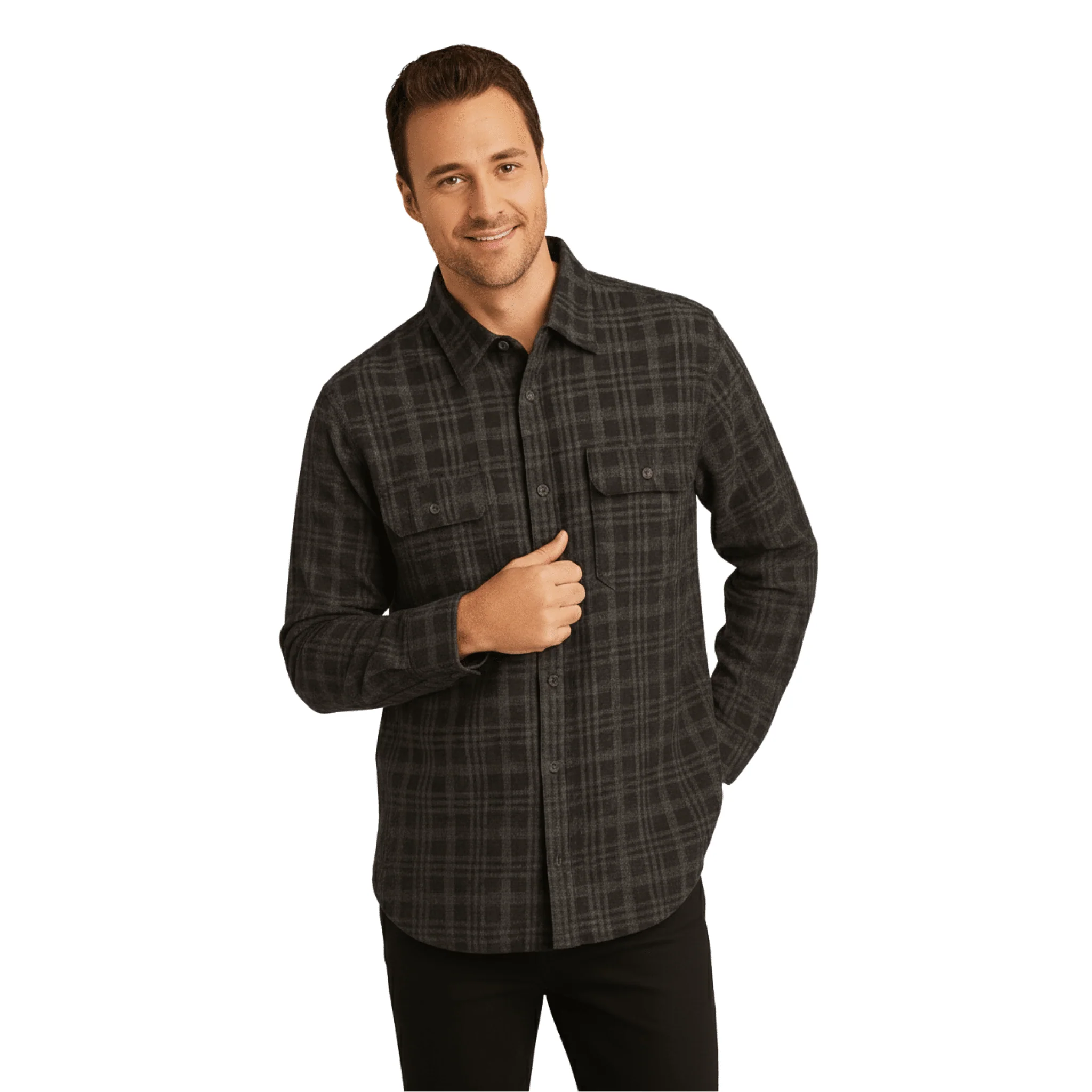 Men’s Plaid Flannel Shirt