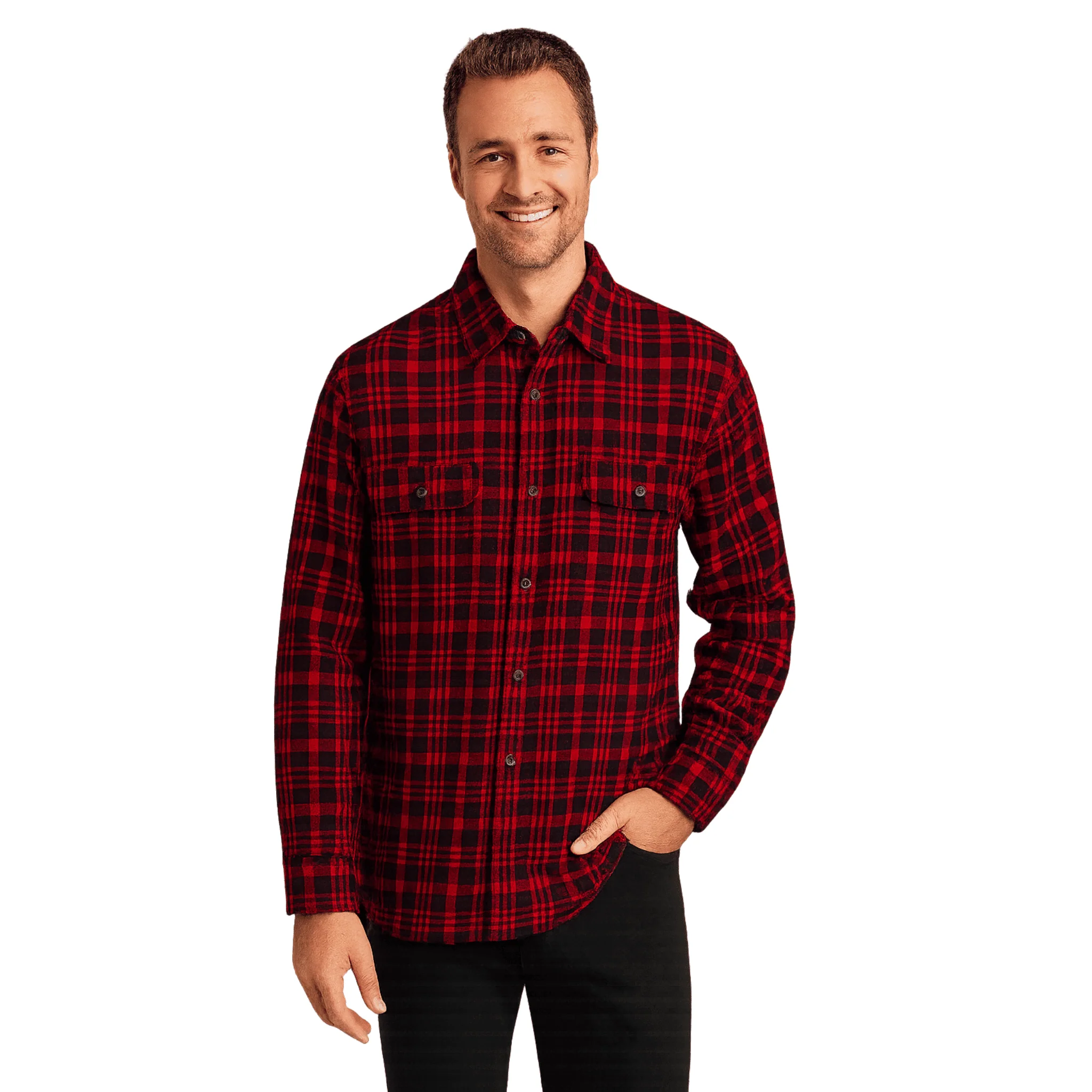 Men’s Plaid Flannel Shirt - Image 2