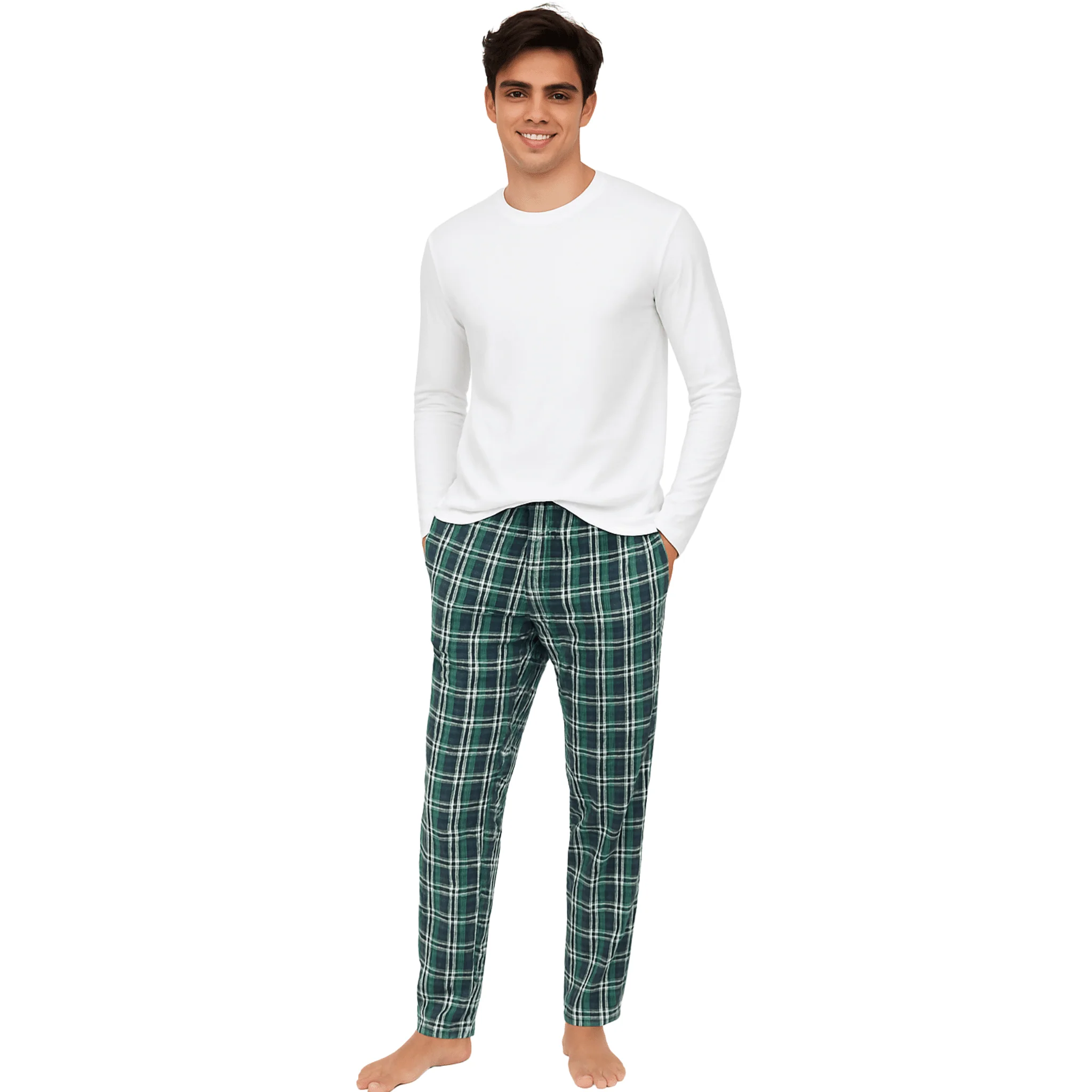 Men’s Plaid Pajama Pants - Image 2