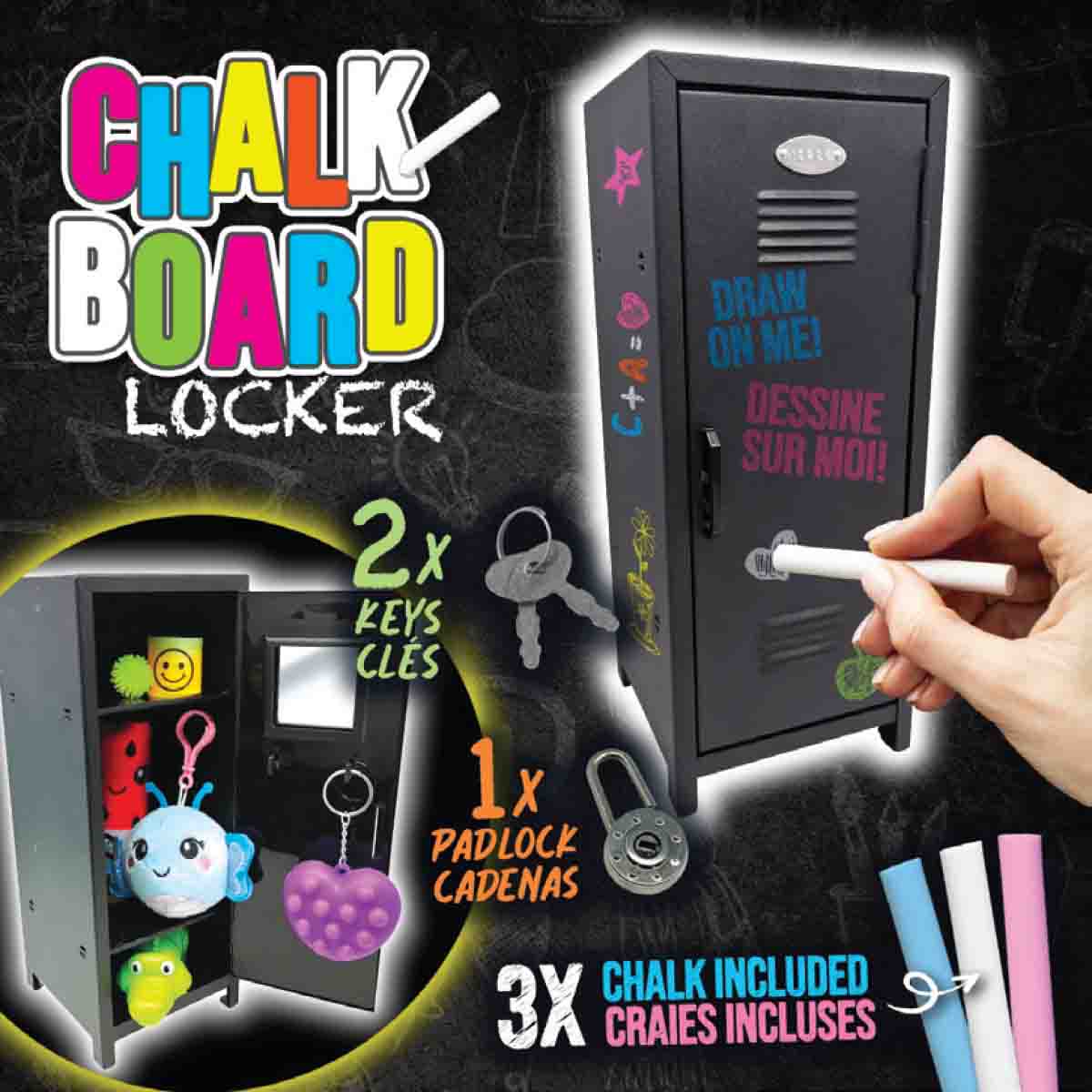 Metal Chalkboard Locker