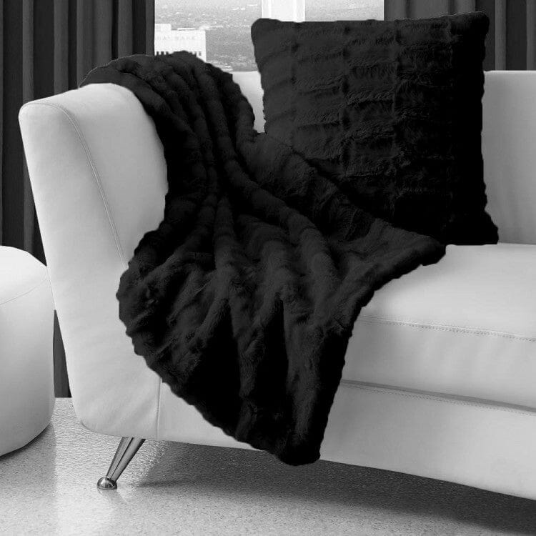 Monroe | Faux Fur Textured Throw | 50x60" - Image 6