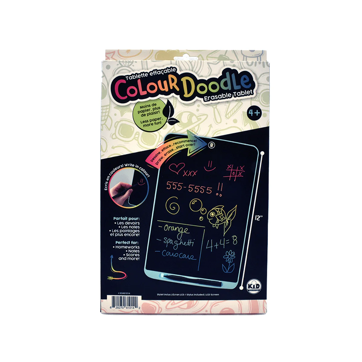 Multicolored Writing Tablet 12in - Image 3