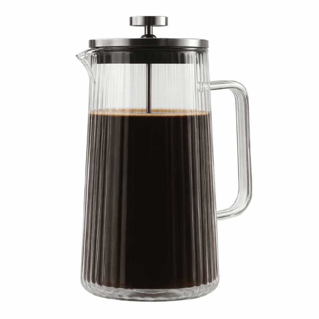 NUVO Ribbed French Press 600 ml