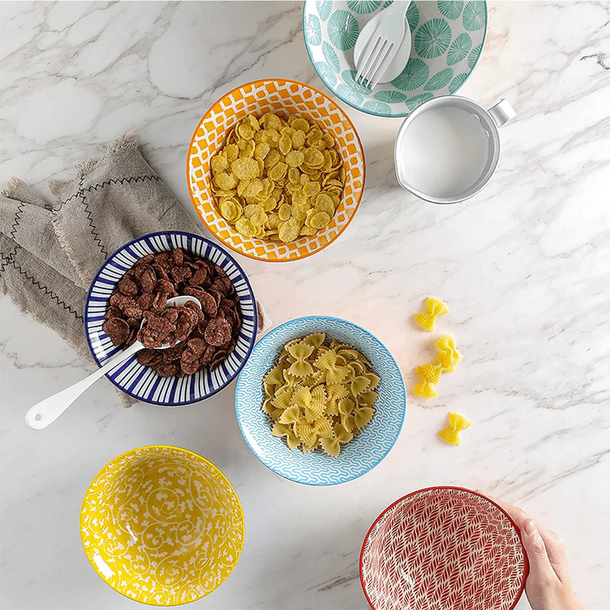 Pad Printed Bowls Colors