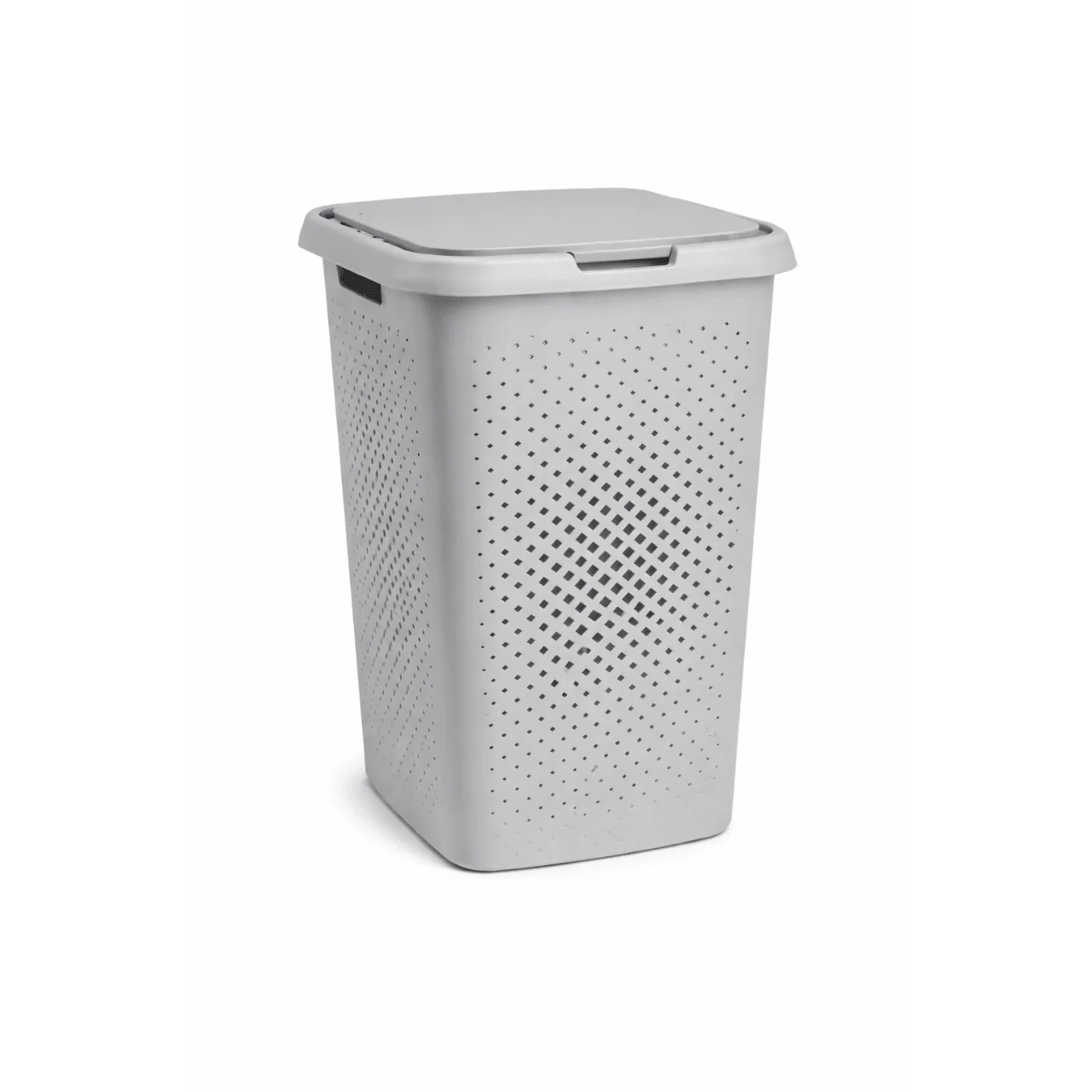 Perforated Laundry Hamper with Lid