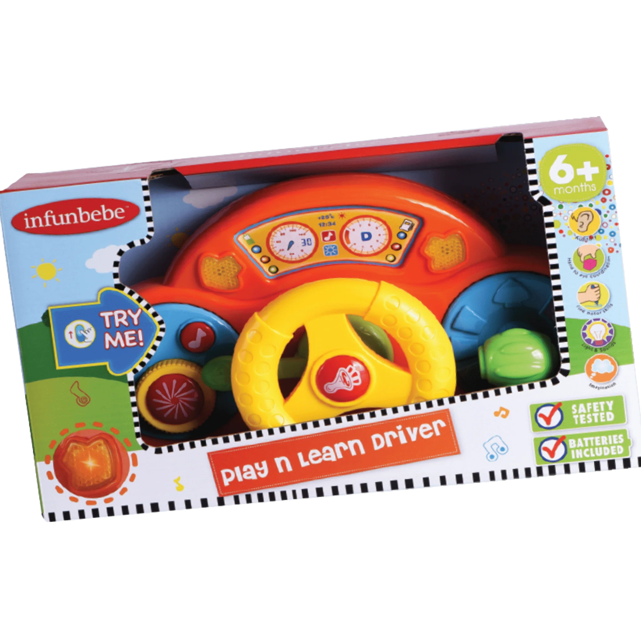 Play & Learn Driver – Interactive Steering Wheel Toy