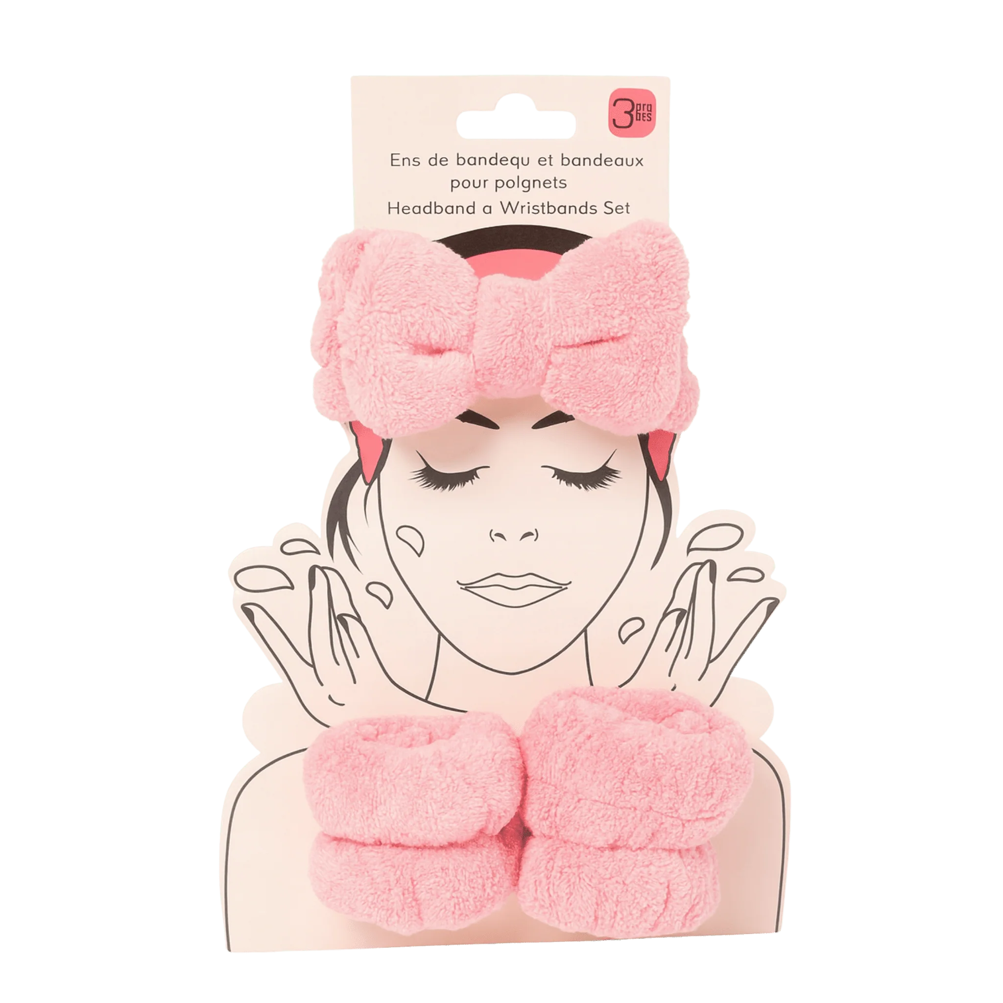 Plush Headband & Wristbands Set