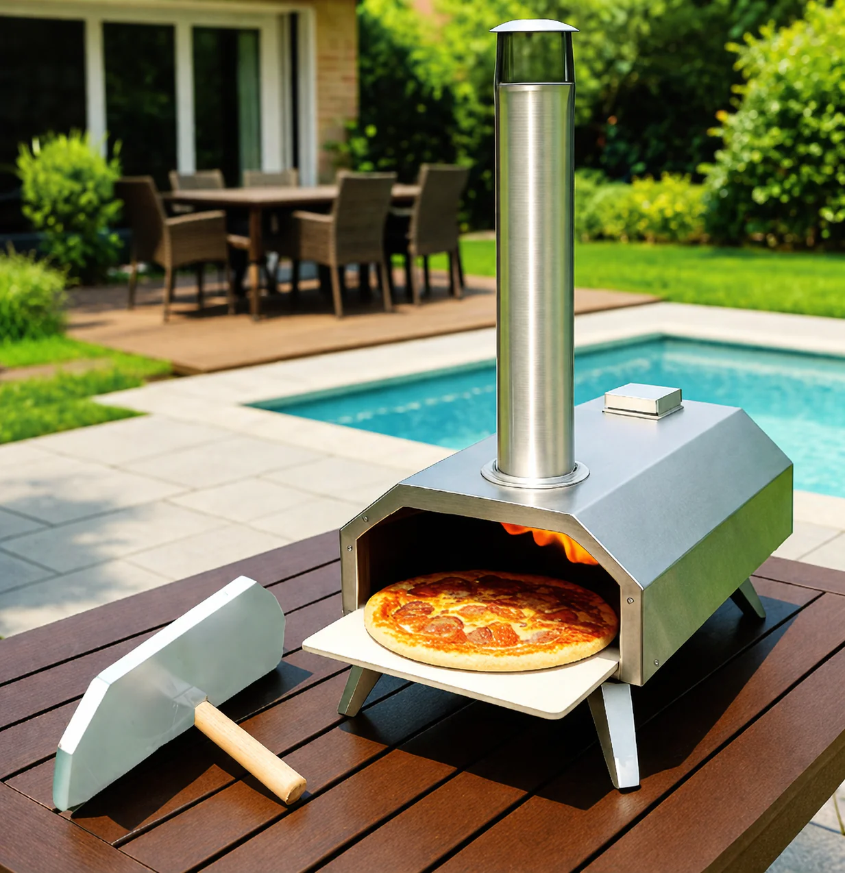 Portable Outdoor Wood Pellet Pizza Oven - Image 2
