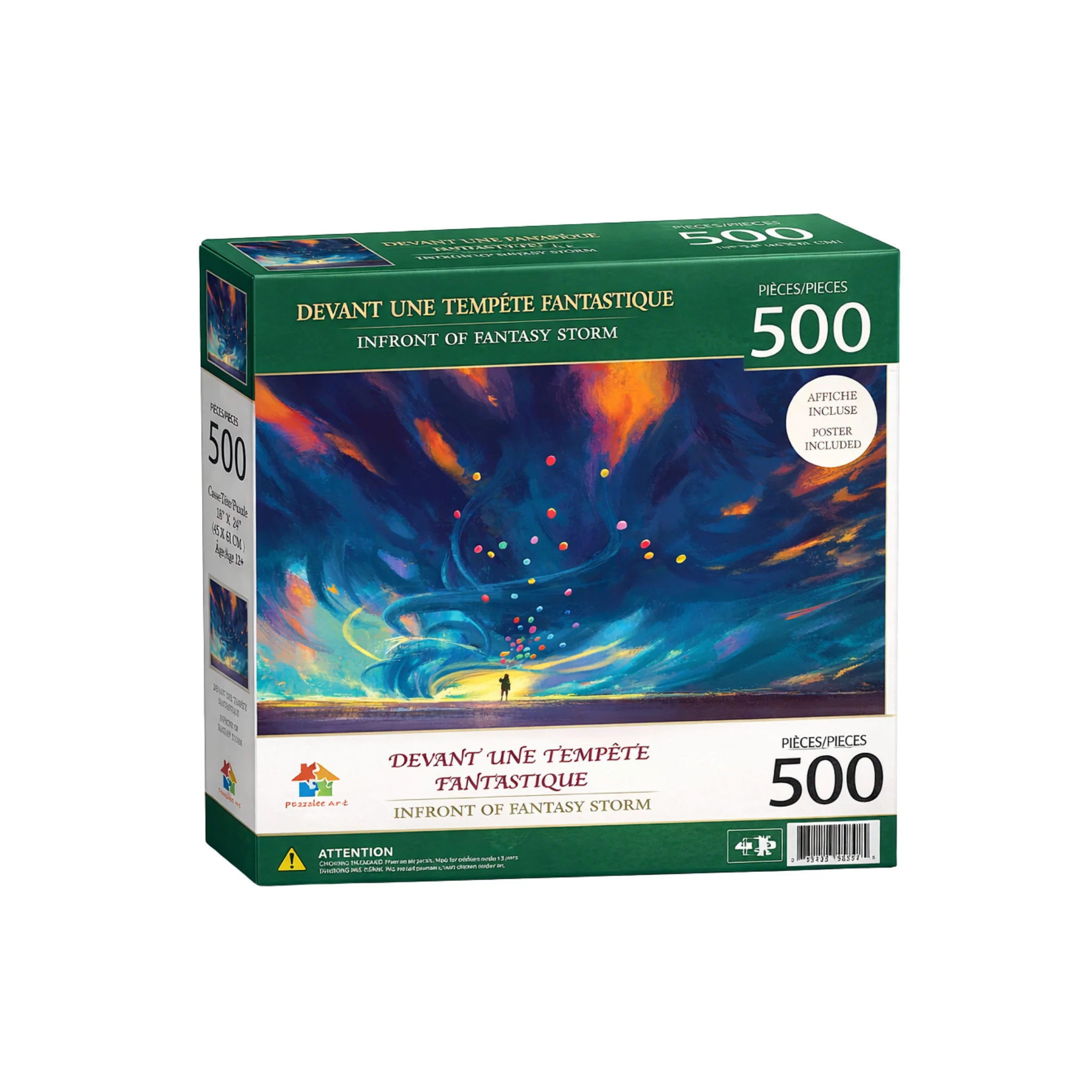 Premium Landscape & Animal Puzzle – 300, 500 or 1000 Pieces (Poster Included) - Image 16