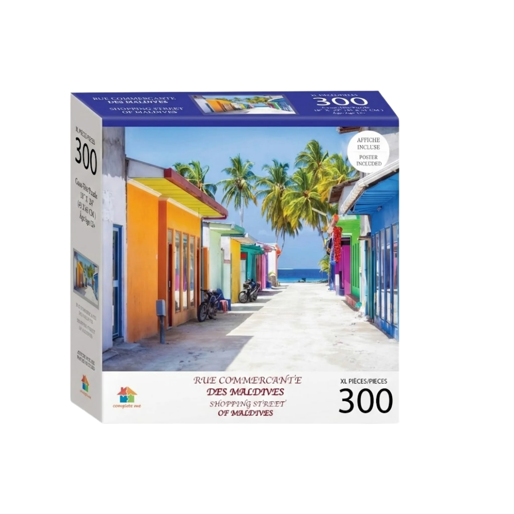 Premium Landscape & Animal Puzzle – 300, 500 or 1000 Pieces (Poster Included) - Image 2