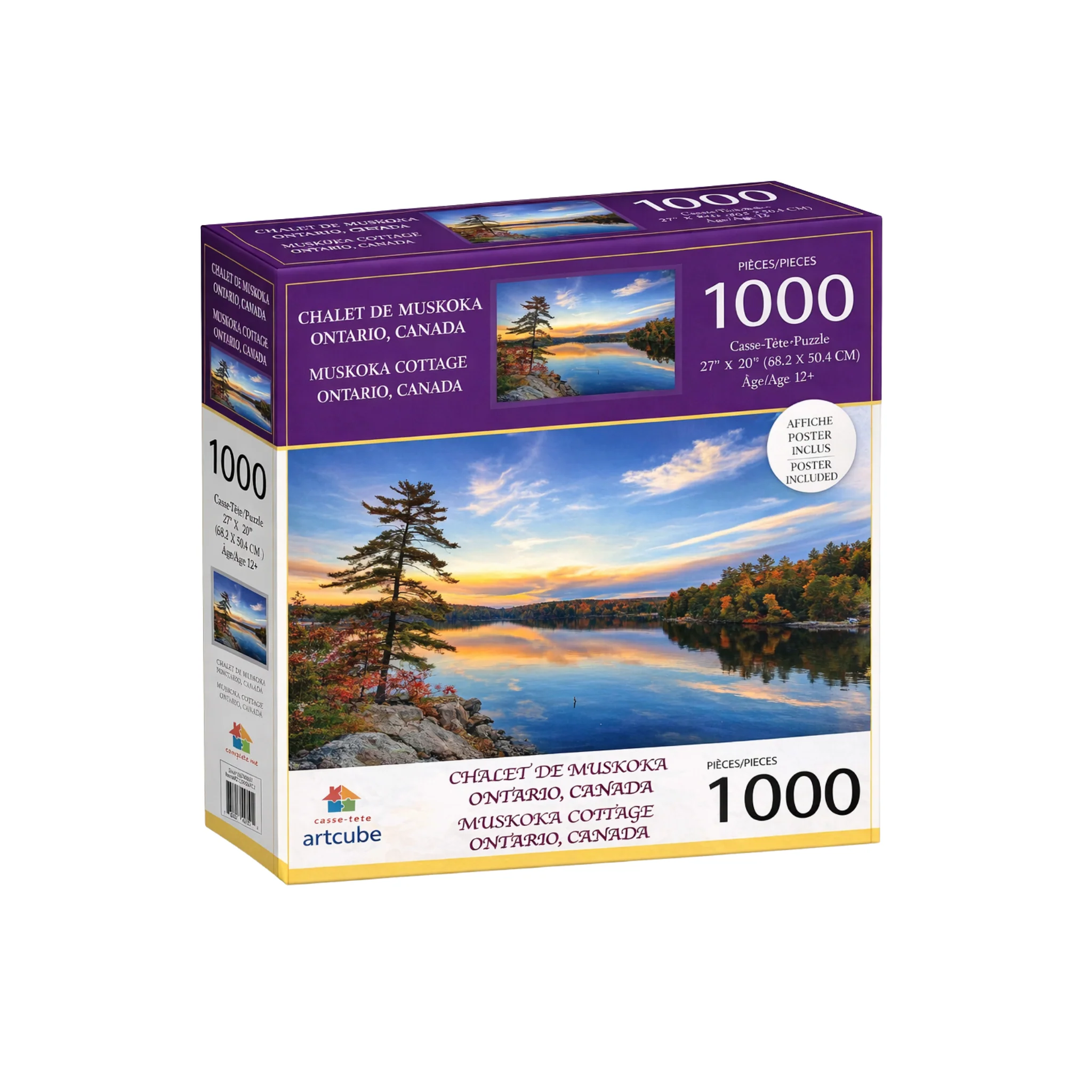 Premium Landscape & Animal Puzzle – 300, 500 or 1000 Pieces (Poster Included) - Image 20